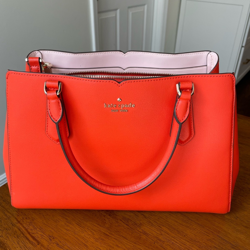 Brilliant orange Kate Spade purse